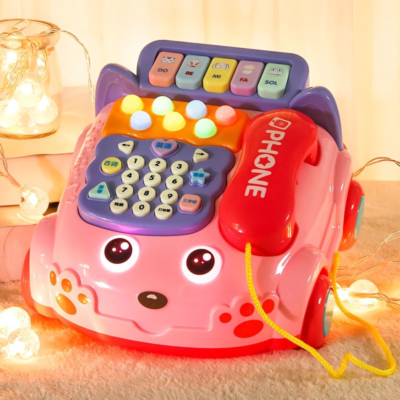 children‘s toy simulation telephone baby educational music early education mobile phone 0-1 years old intelligence development 6 months baby