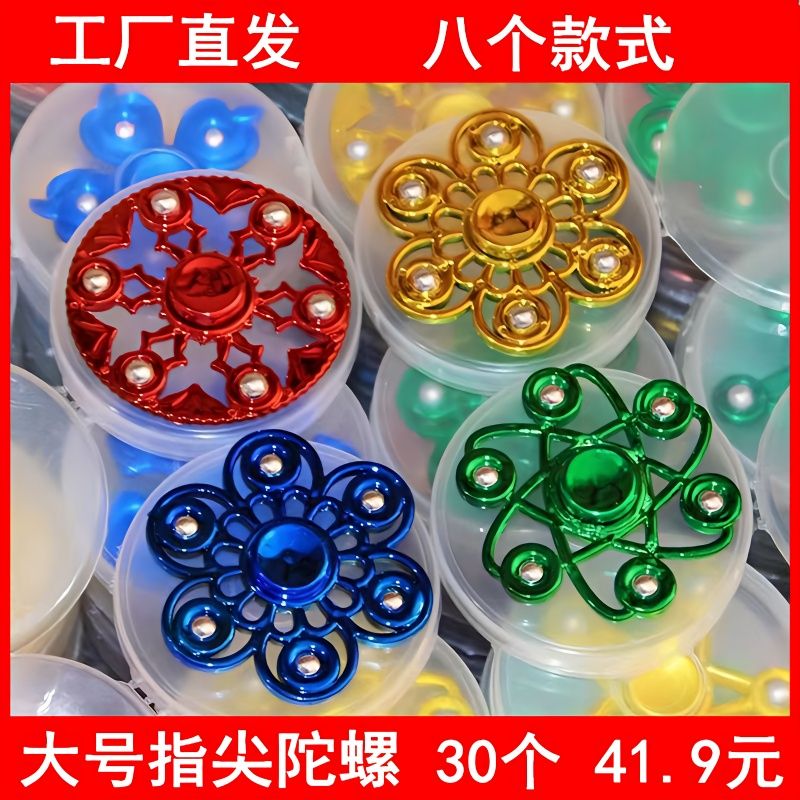 wholesale the tip of a finger gyro five six beads eight beads boxed decompression toy stall small goods boys prize primary school students