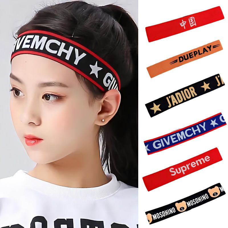 korean style children‘s hair band accessories trendy versatile hip hop hair band fashionable non-slip sports headband hip hop performance headwear