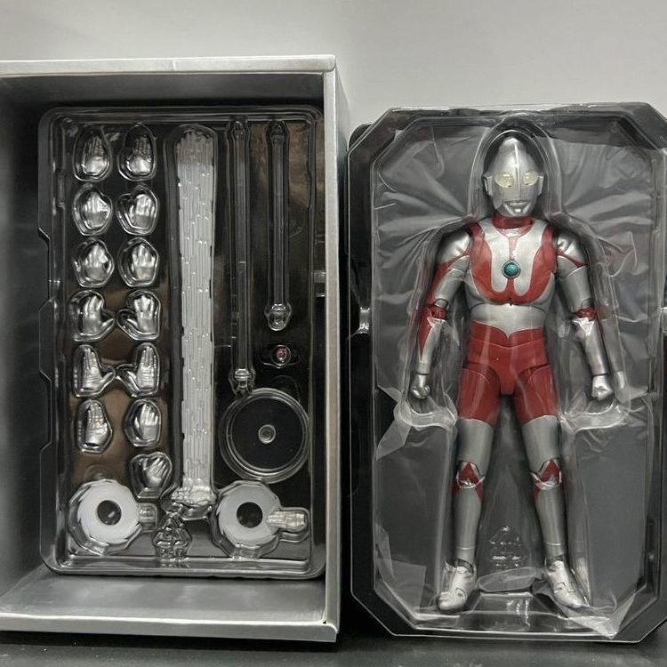 shf real bone carving early generation aote ko domestic aote six brothers early generation hand-made full body movable children‘s toys