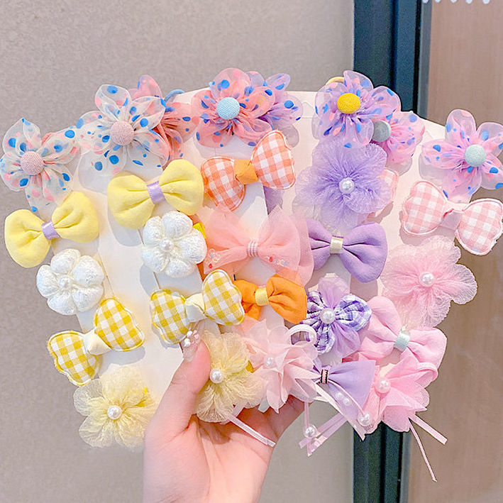 instafamous princess super fairy bow barrettes flower hairpin children‘s hair accessories do not hurt hair bb clip girls fringe clip