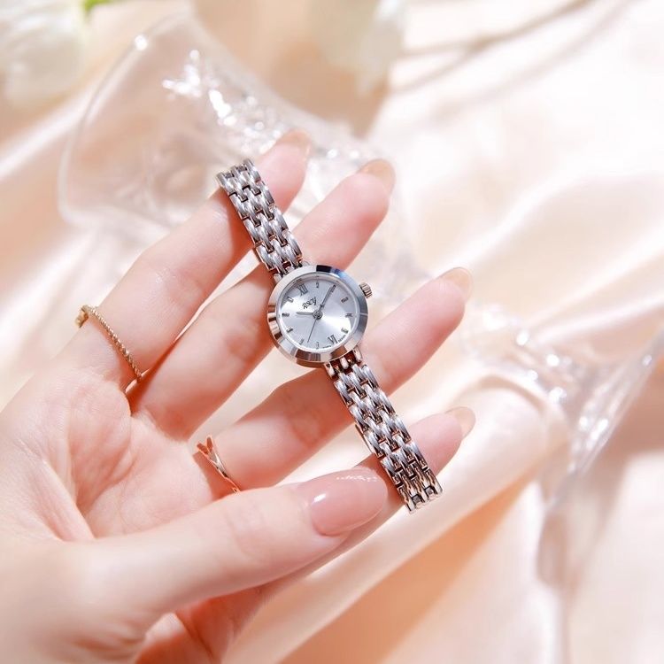 rscy new women‘s fashion watch business light luxury minority small dial gifts for girlfriend advanced quartz watch