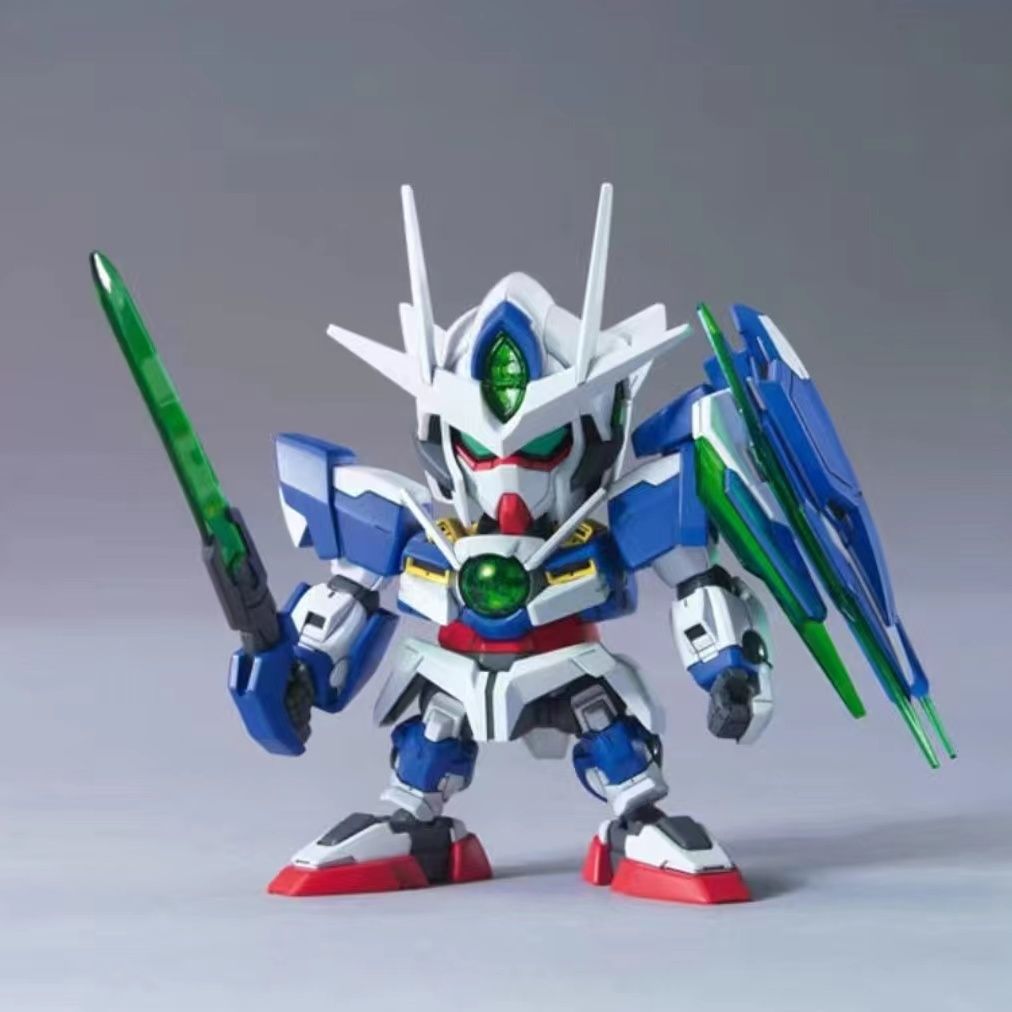 mini gundam sdgundam model q version forced attack free sdgundam flying wing bb warrior unicorn hand-made assembly