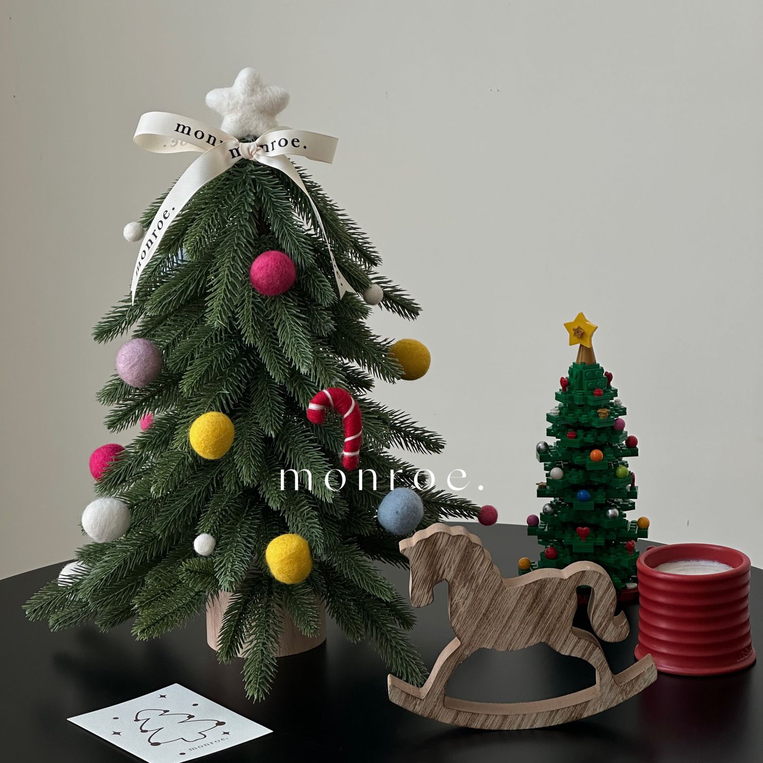 simulation norbison christmas tree desktop decoration christmas decorations indoor bedroom decoration christmas atmosphere layout