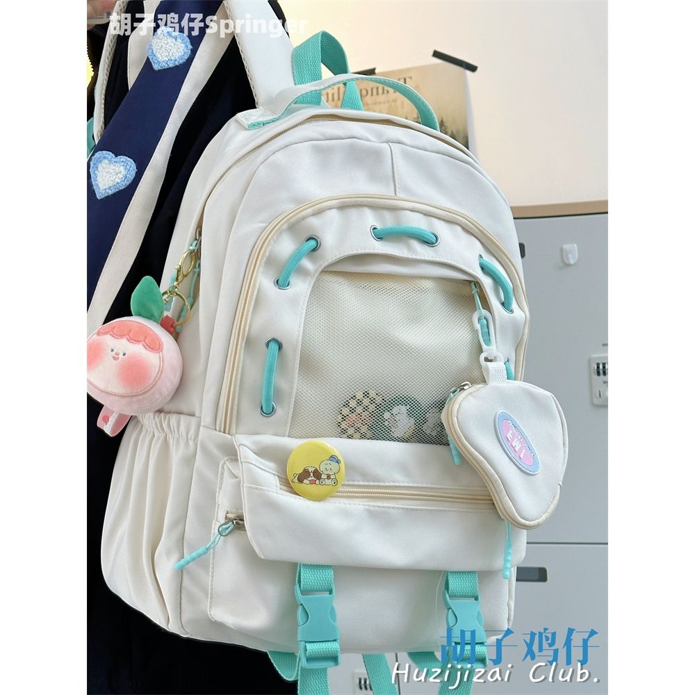 japanese girl‘s high-looking schoolbag female korean high school student junior high school student class backpack large capacity backpack