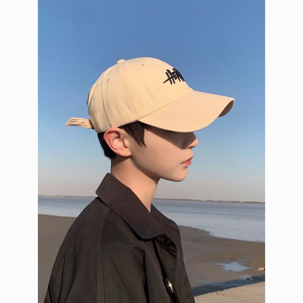 Peaked Cap Men's Ins Trendy Trendy Summer Sun Hat Sun Hat Sun Protection Boys Baseball Cap Trendy Brand Men's New