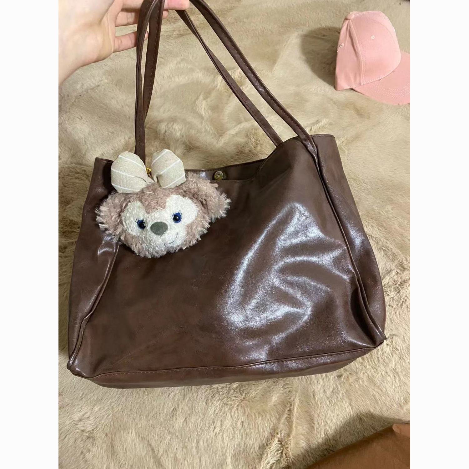 idle style korean big bag 2023 new fashion large capacity totes niche shoulder bag for women