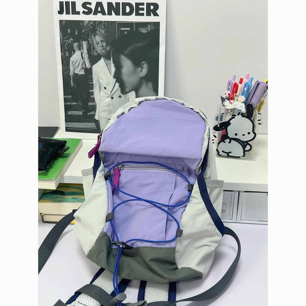 2023 outdoor backpack contrast color hiking backpack cute schoolbag lightweight travel bag lightweight backpack small backpack