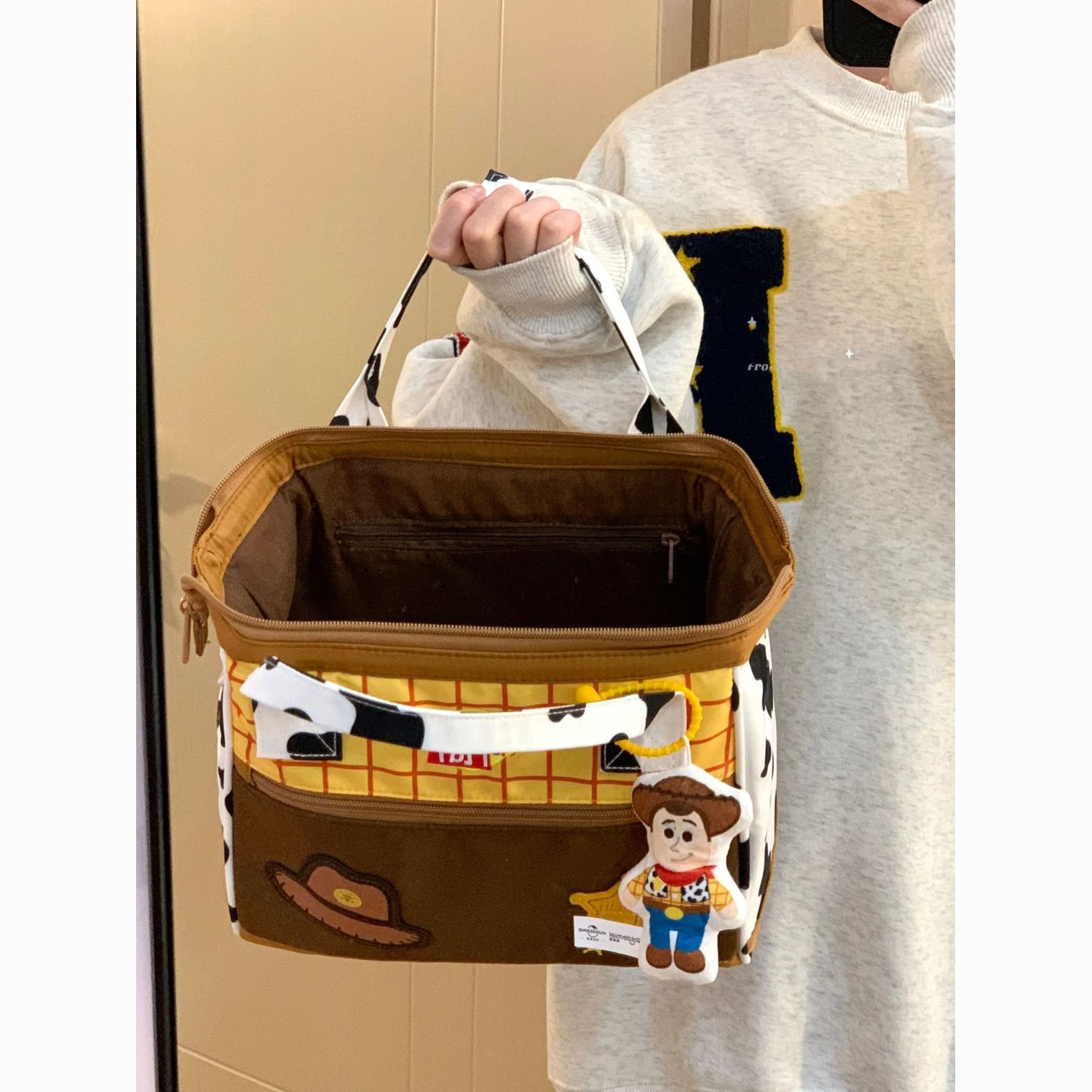 toy story basguangnian handbag messenger bag female 2024 new large capacity bag travel bag