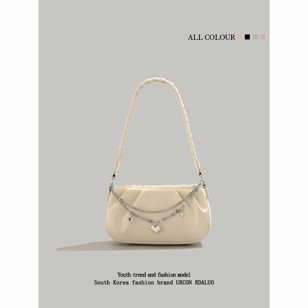 ujia miumiu bag bag women‘s 2024 new all-matching graceful handbag simple underarm bag fashion shoulder crossbody bag