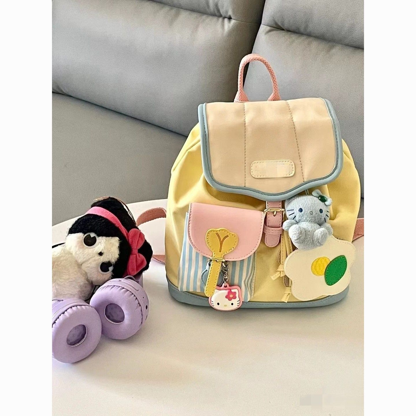 mini backpack 2024 new travel bag college student cute small bookbag small backpack female commuter..