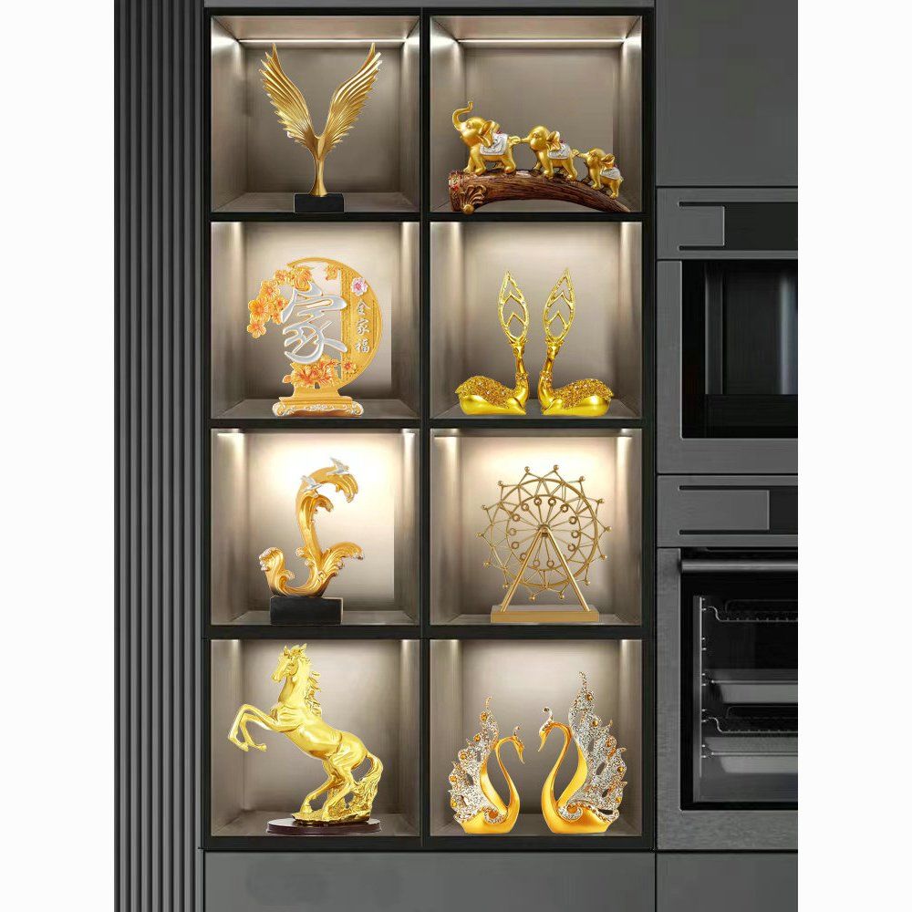 modern light luxury decoration high-end living room entrance tv cabinet creative office study decorations new house