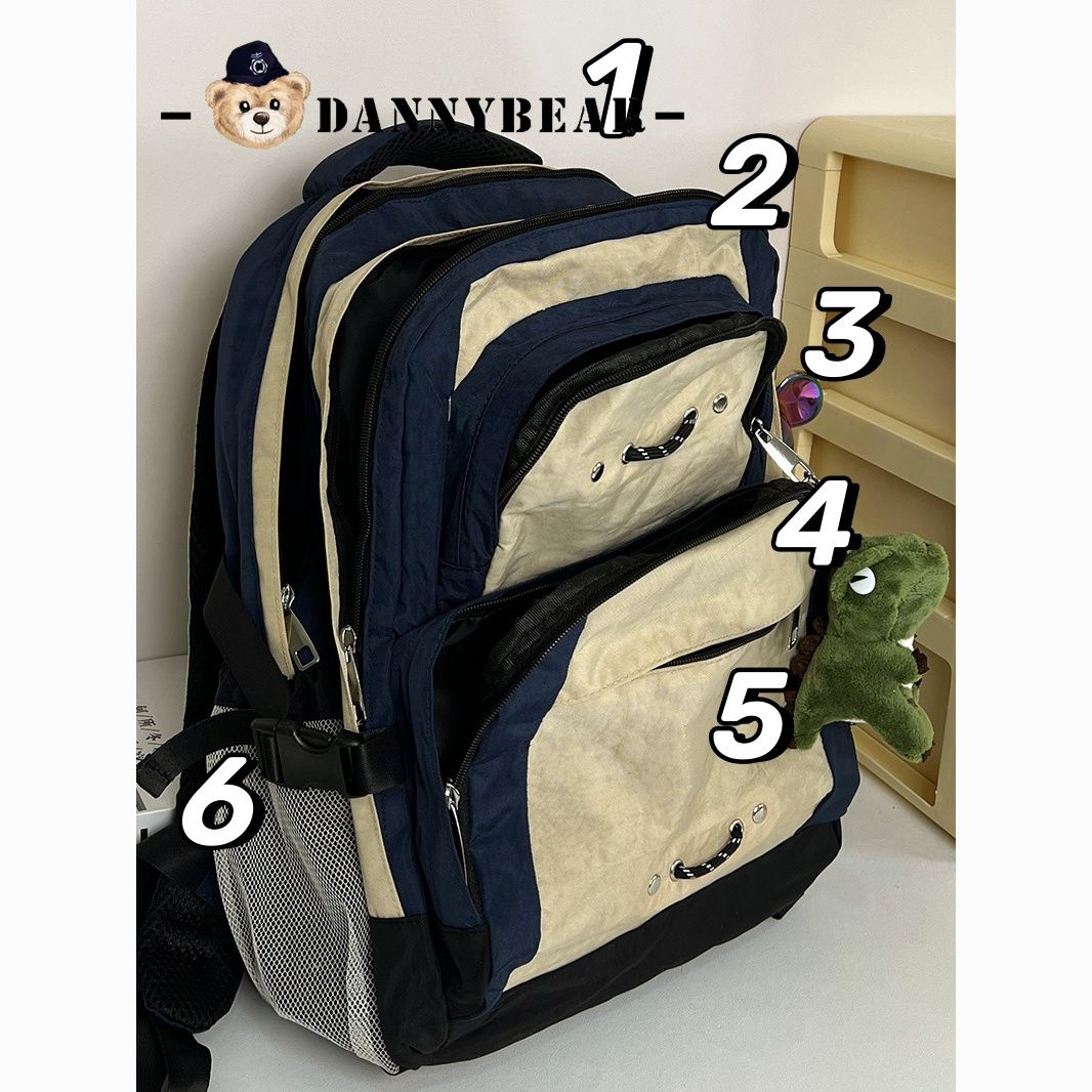 dannybear travel ins good-looking american outdoor sports backpack computer schoolbag high school and college student backpack