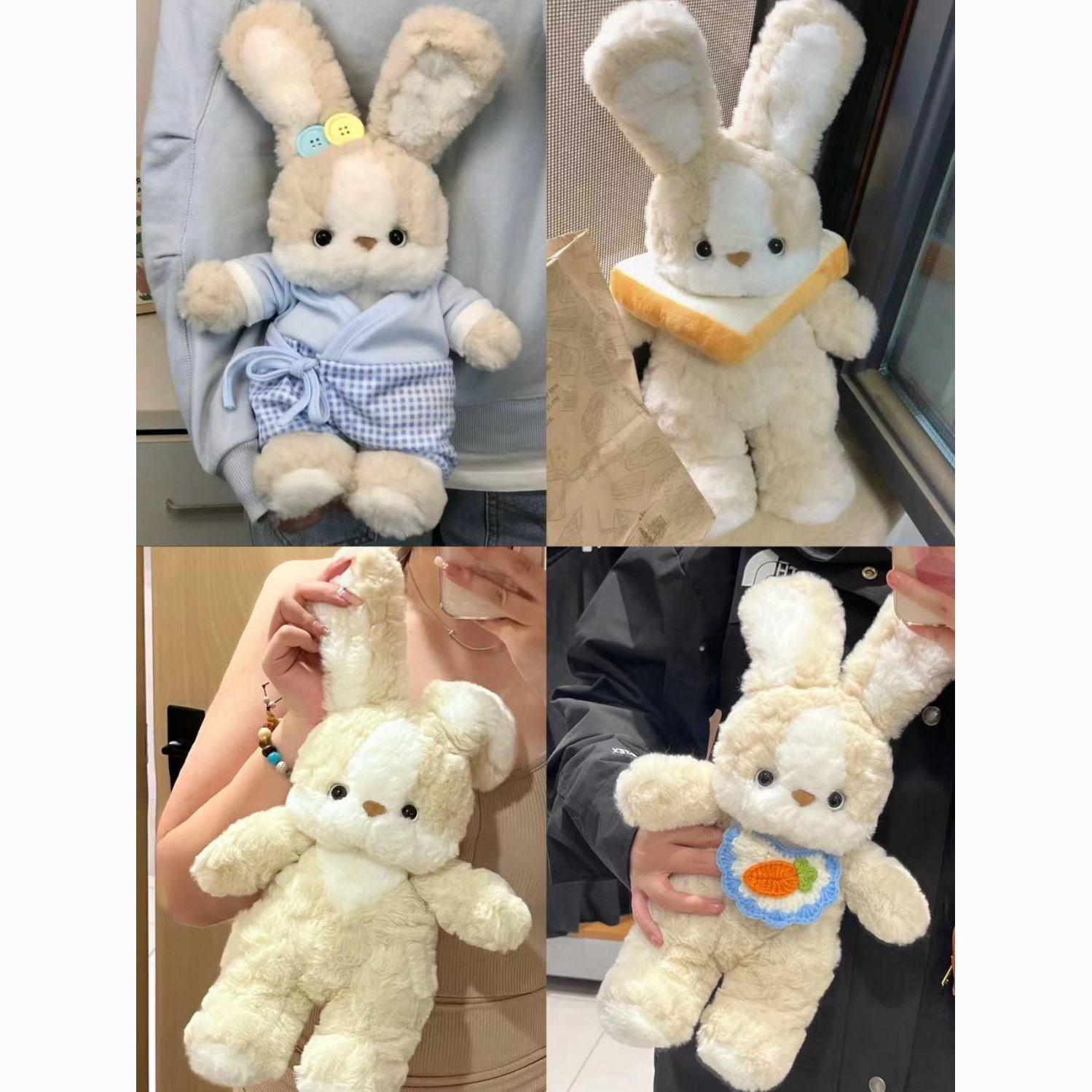 three things set good night rabbit cute rabbit plush toy cute to sleep with comforter toys valentine‘s day birthday gift