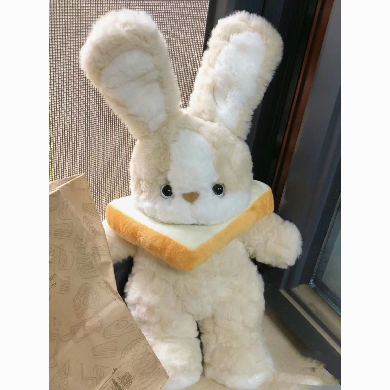 japanese surrogate shopping good night rabbit plush puppet and doll cute sleeping pillow bed to sleep with doll girl