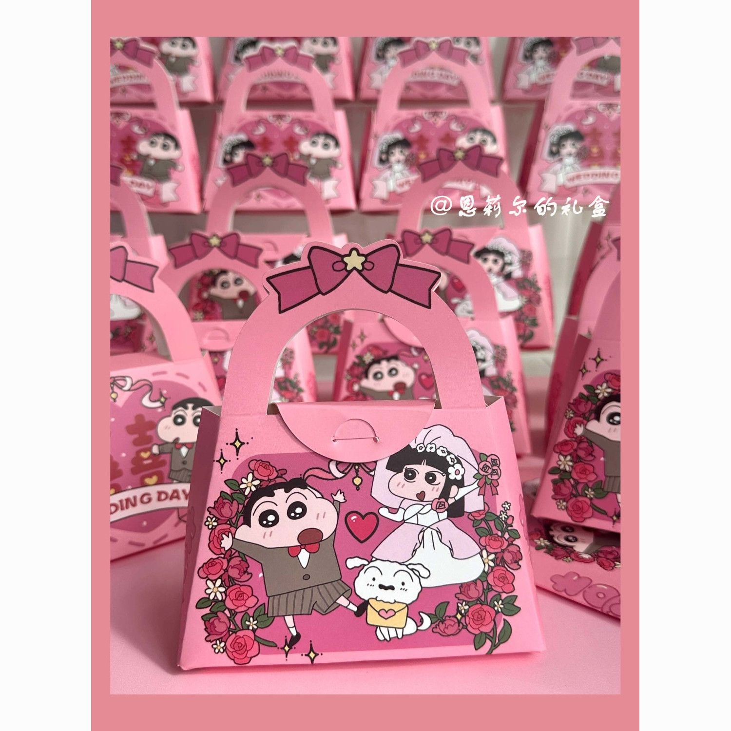 wedding candies box candy box niche crayon small new portable candy box cute gift cartoon box