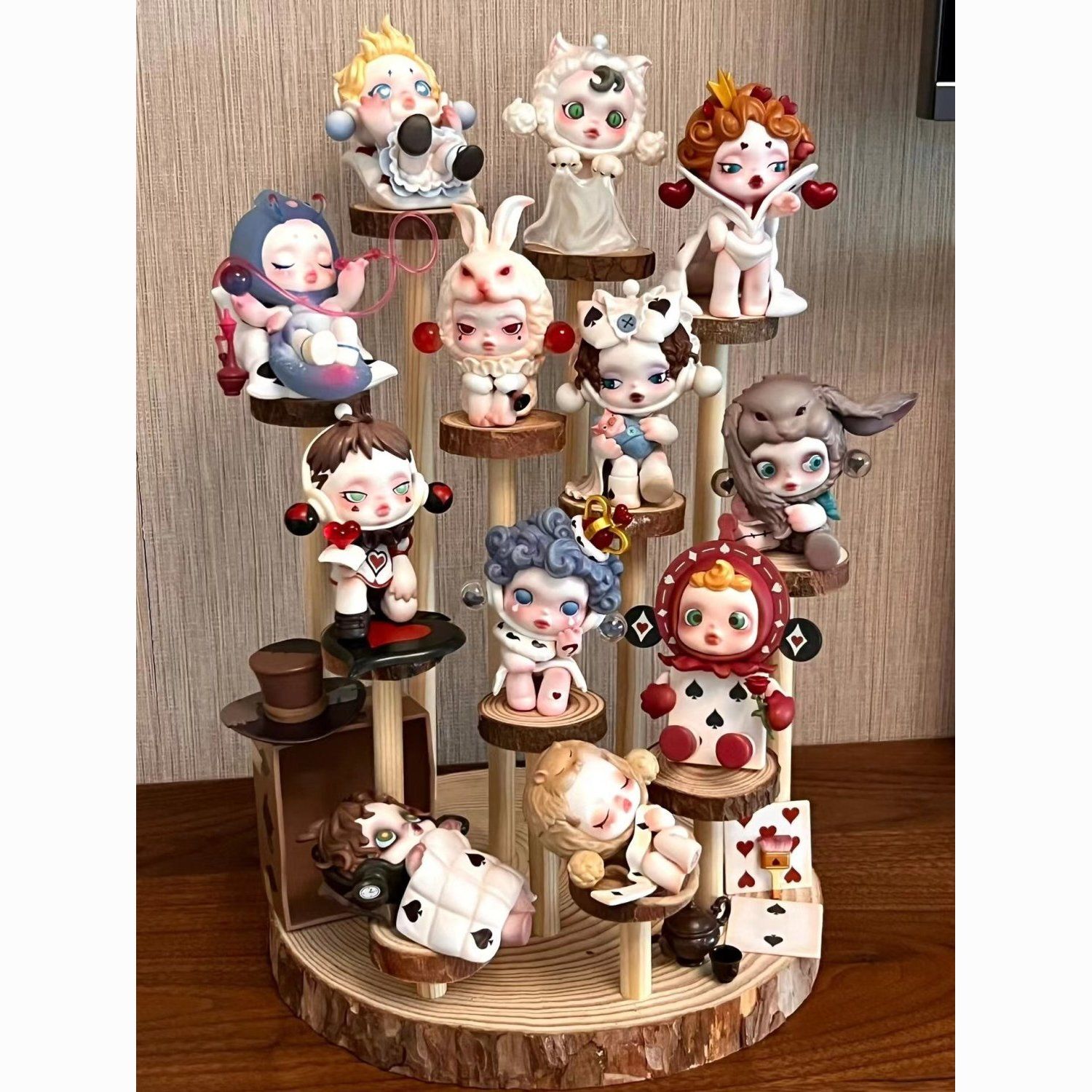 a complete set of bubble blind box daily wonderland matt series hand-made simulation desktop doll country trendy cute toys