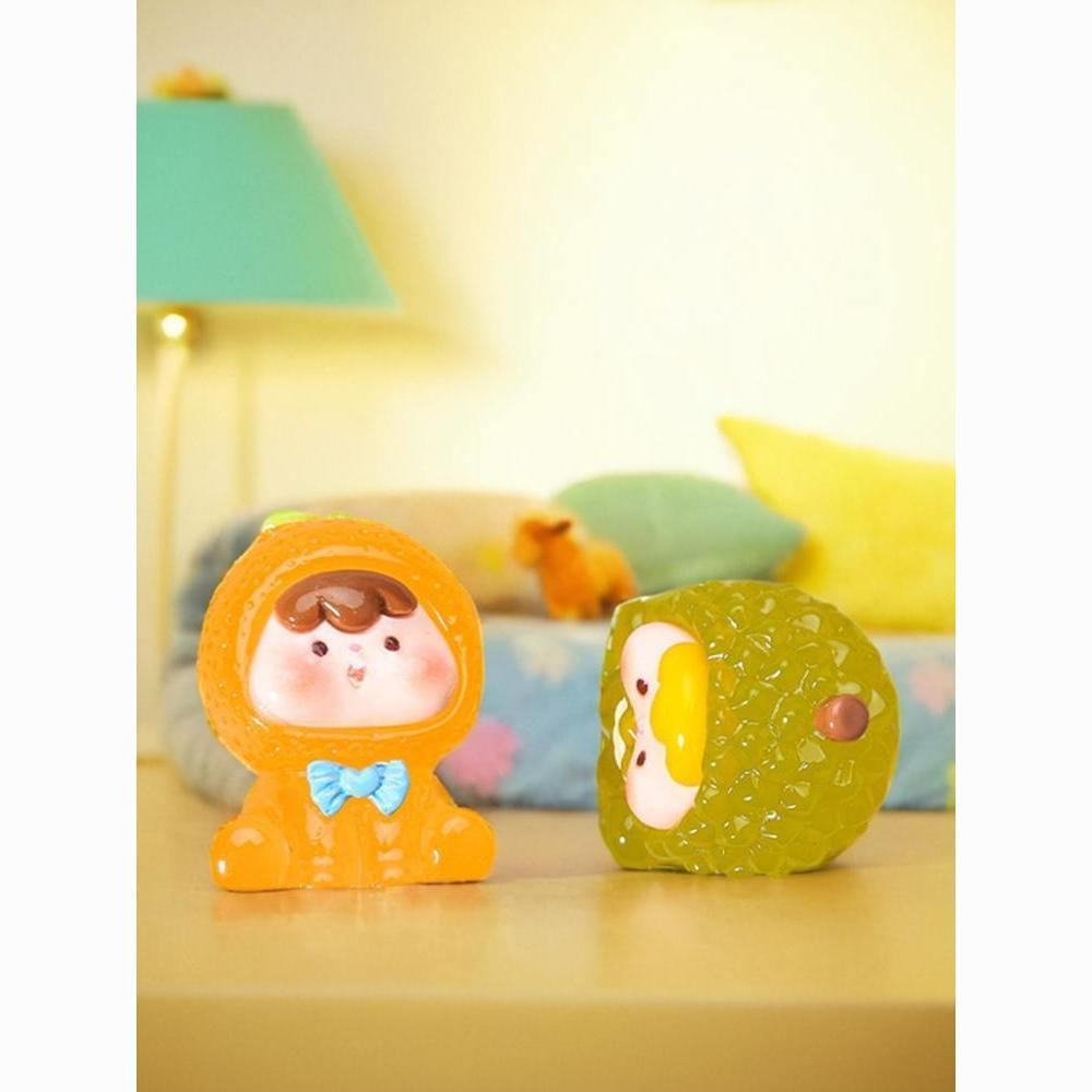 emulational fruit luminous baby cartoon doll creative desktop diy car furnishings ornaments three-dimensional keychain