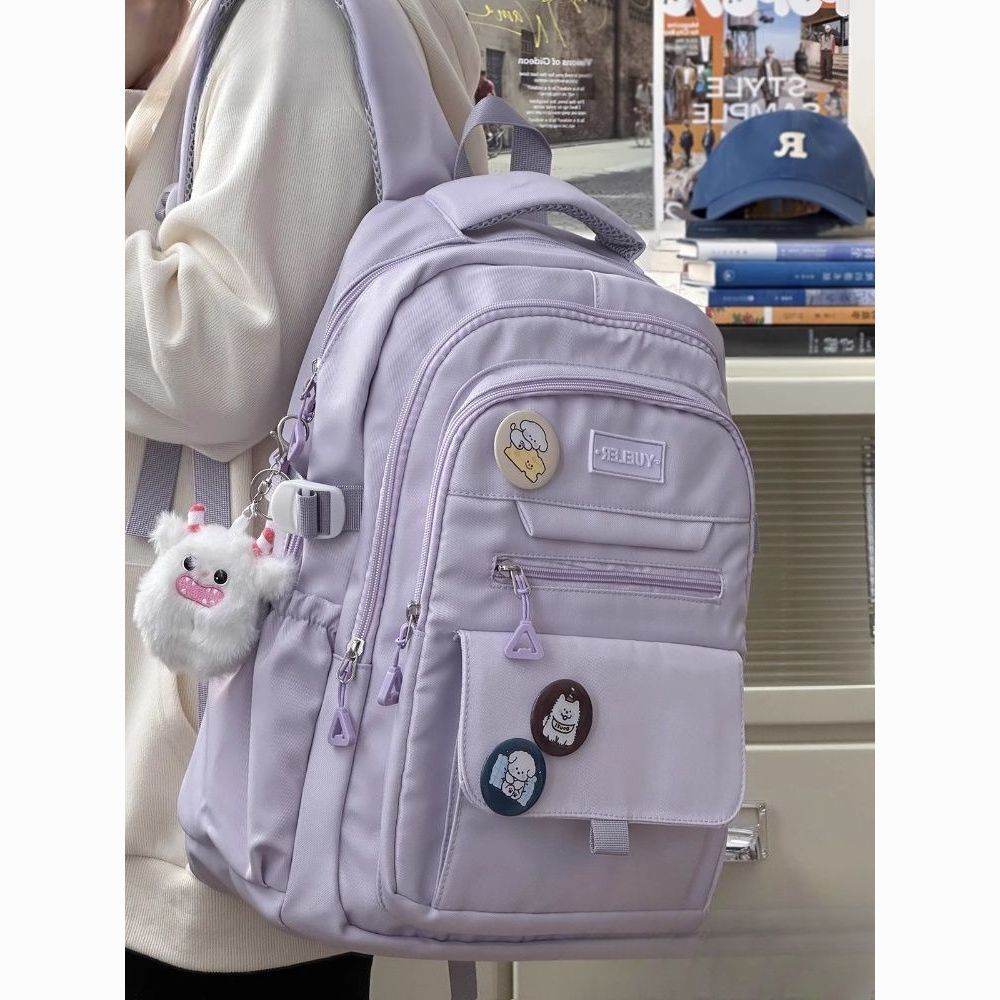 simple all-match college students bag women‘s japanese ins middle school students large capacity backpack men‘s travel backpack