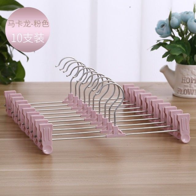 dedicated plastic trousers rack pants clip household underwear hanger drying rack hanging clothing store rack jk hanger pants hanger