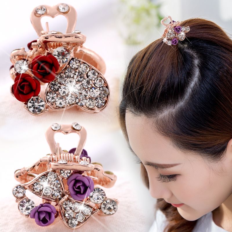 buy two get ten hair clip jaw clip small size bangs clip claw adult hairpin mini head clip hair clip broken hair grab headdress