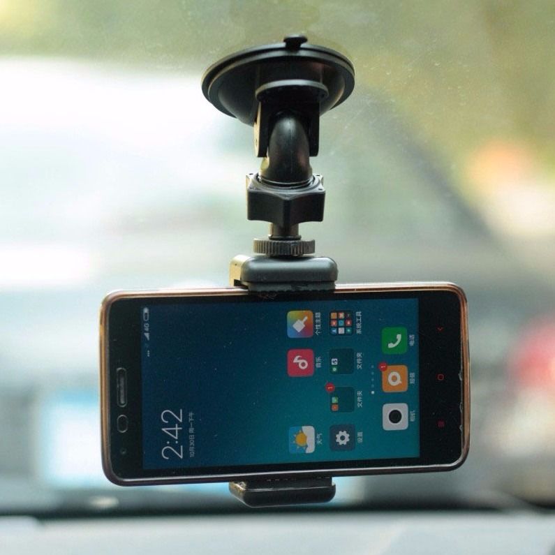 Free Shipping Rotatable Horizontal and Vertical Screen Mini Mobile Phone Navigation Recorder Car Suction Cup Mobile Phone Bracket