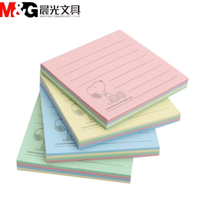 chenguang snoopy sticky notes color horizontal line sticky note sticky notes creative sticky note fresh note sticker