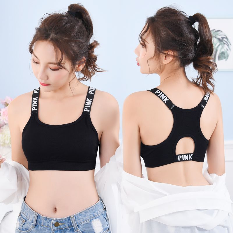 exercise underwear bra shockproof running short tube top wrapped chest fitness yoga wireless braces vest style push up