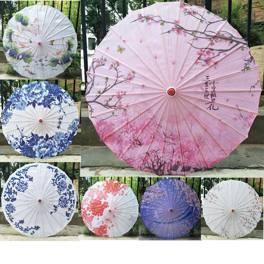 classical dance performance umbrella dancing umbrella ancient style decoration silk cloth craft umbrella umbrella catwalk chinese style wedding props umbrella