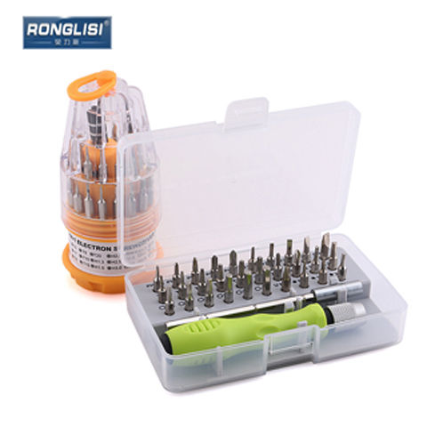 screwdriver set combination multi-functional small household mobile phone computer 31-in-1 bit repair hardware tools