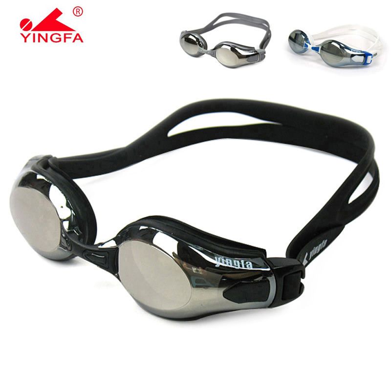 genuine goods yingfa swimming goggles anti-fog waterproof swimming goggles unisex large frame comfortable hd coating swimming glasses 2800