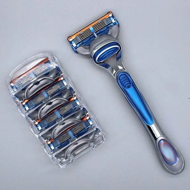 [five-layer blade] universal geely front 5-blade razor manual razor 5-blade men‘s razor