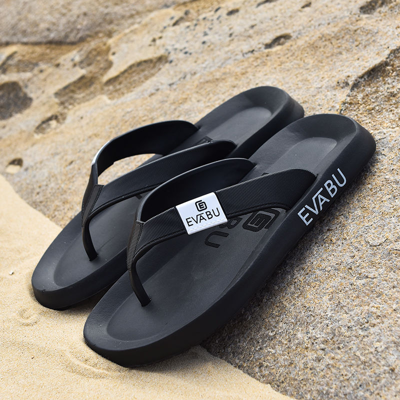 summer flip-flops men's bathroom beach leisure vietnam seaside student sandal slippers men's non-slip lightweight rubber