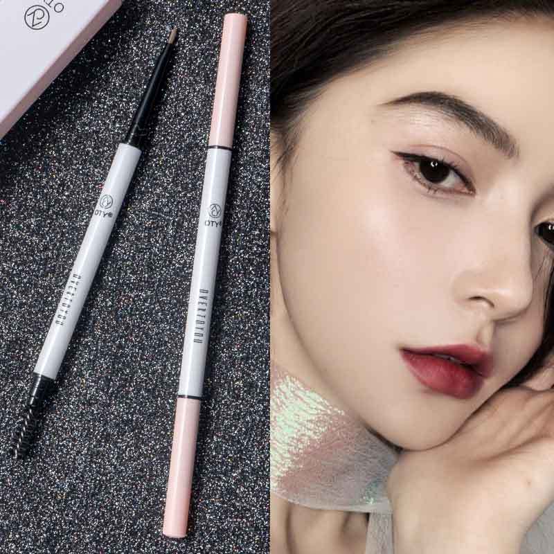 xiaohongshu best-selling new type ultra-fine eyebrow pencil waterproof and sweatproof long lasting and does not fade student beginner set eyeliner