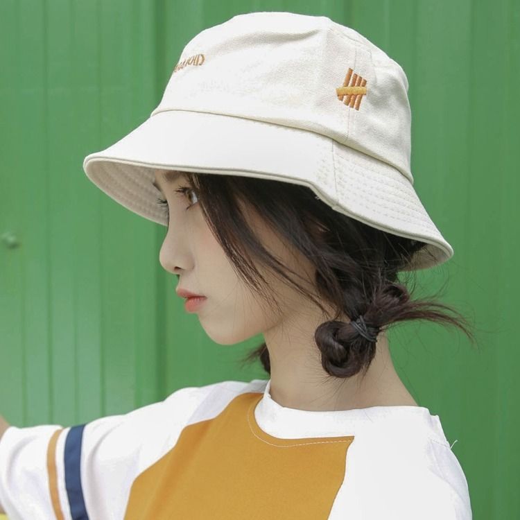 summer fisherman hat women‘s japanese short hair student korean style all-matching sun hat chic travel simple hat harajuku fashion