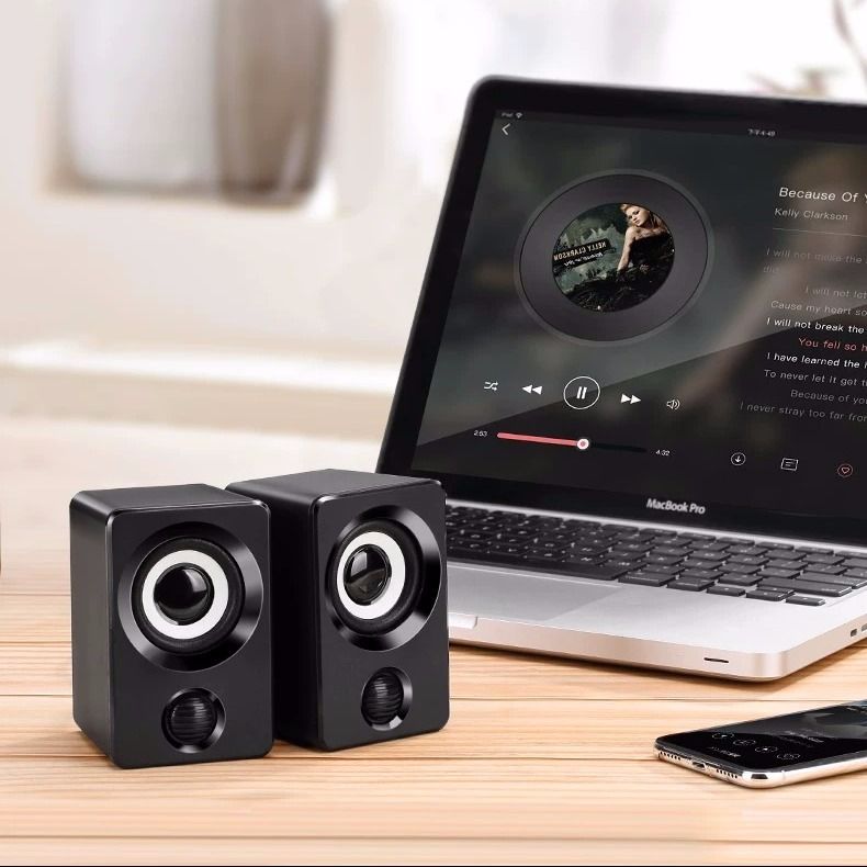 [Usb Mobile Computer] Universal Audio Desktop Computer Mini Speaker Laptop Subwoofer Gift Mini Speaker