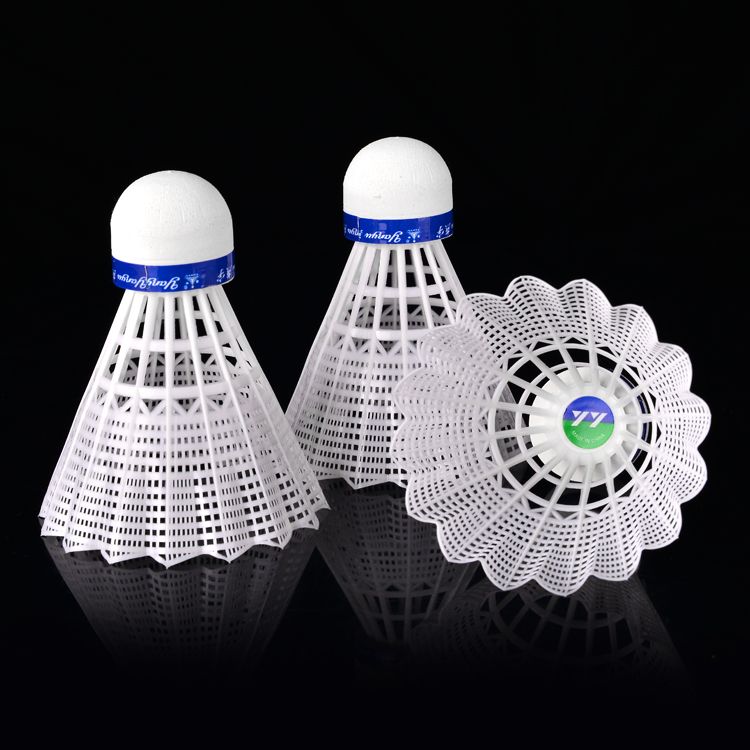 Authentic Yanyu Nylon Badminton Durable Yellow White Plastic Badminton Adult Standard Ball Children Training Ball