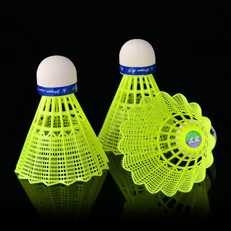 Authentic Yanyu Nylon Badminton Durable Yellow White Plastic Badminton Adult Standard Ball Children Training Ball