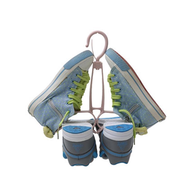 Shoe Rack Creative Windproof Double Hook Balcony Multi-Use Hanging Shoes Hanger Hook Shoe Rack Sub Drying Rack Storage