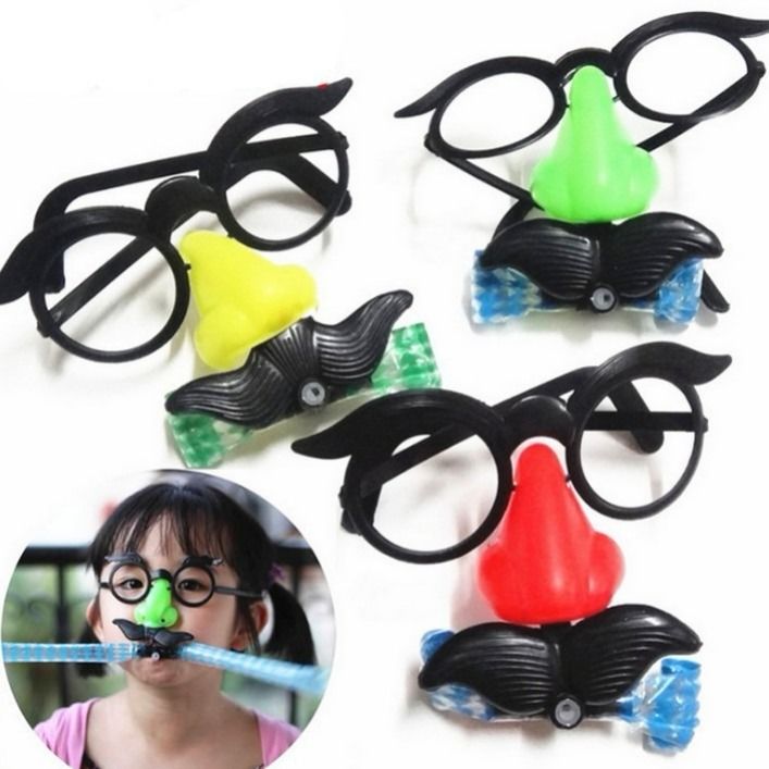 Blowing Beard and Staring Glasses Blowouts Big Nose Blowouts Micro-Commerce Push Small Gifts Stall Supply Whole Set Wholesale