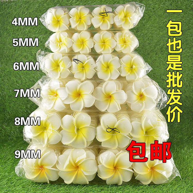 diy plumeria rubra barrettes korean hairband beach flower bride photo tour seaside holiday daisy hair accessories