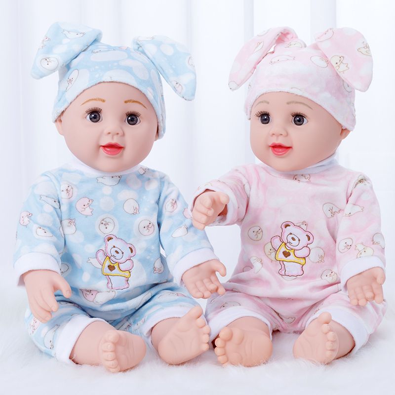 children‘s sleep hug doll baby talking smart doll baby sleeping rag doll girls‘ princess toy