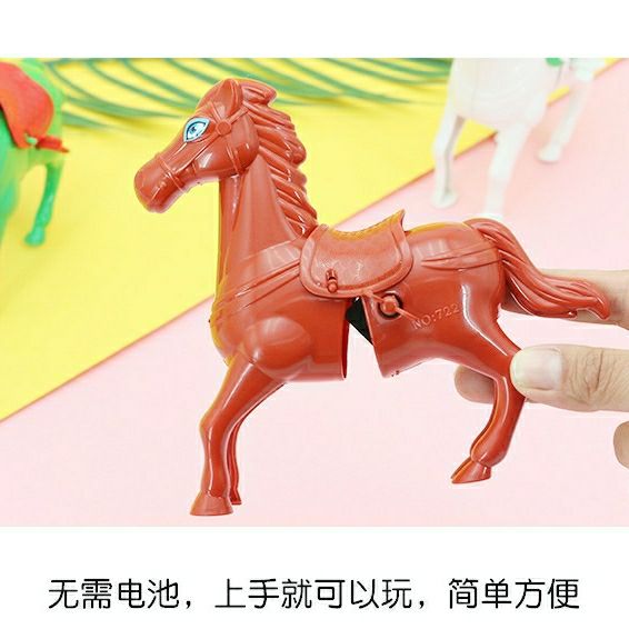 Children's Winding Inertia Toys Jumping Horse Boys and Girls Toys New Exotic Super Fun Wind-up Spring Toys