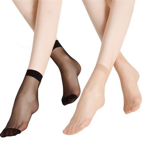 Wholesale Silk Stockings for Women Short Thin Transparent Wear-Resistant Anti-Snagging Crystasilk Sock Invisible Spring and Summer Flesh Color Short Stockings
