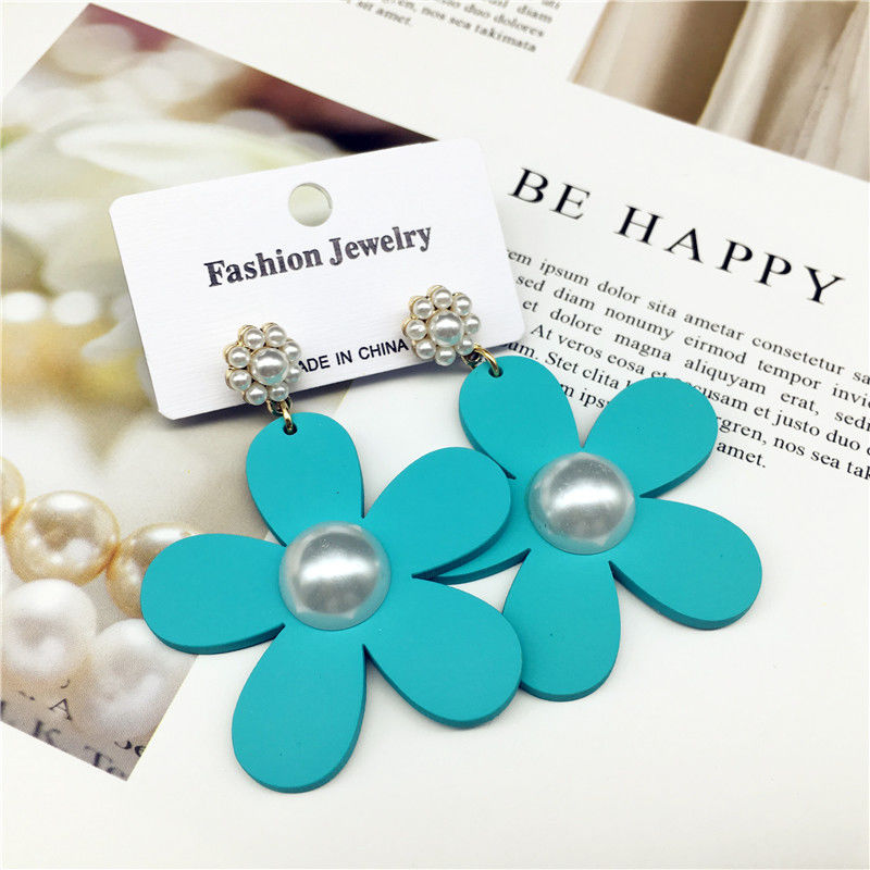 Internet Celebrity Exaggerated Personalized Long Elegant Earrings Women's Face Slimming Cute Earrings Fashionmonger Student Earring Earring