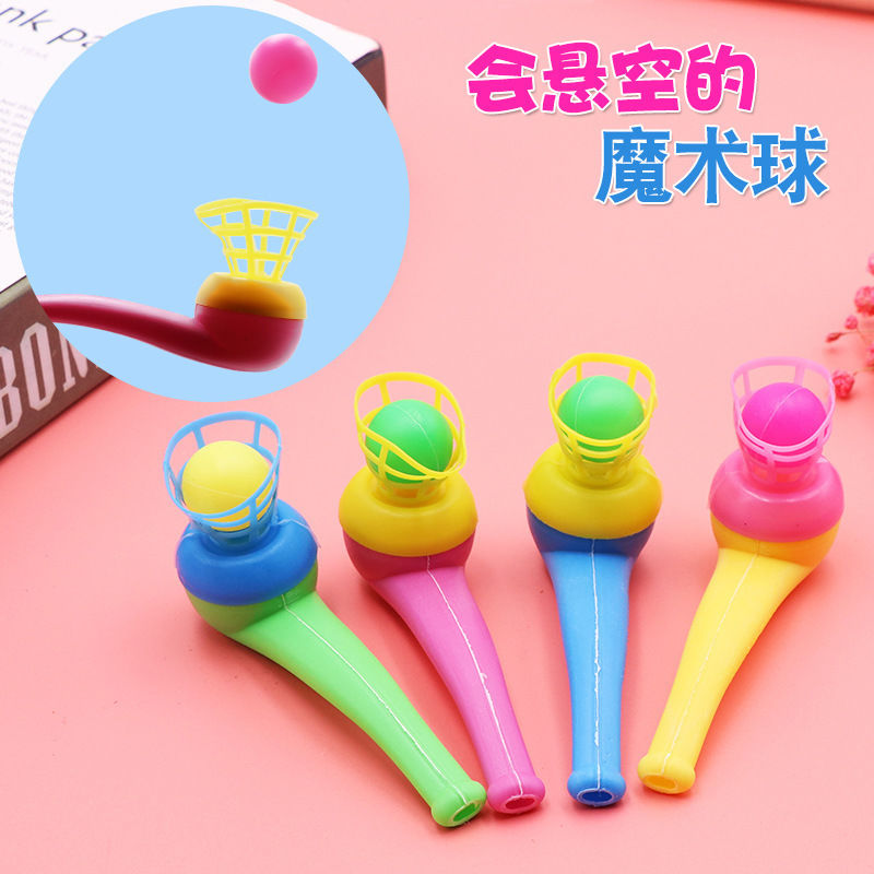 creative 80‘s nostalgic hanging ball blowing toy elementary school children‘s educational small gift stall supply hot sale