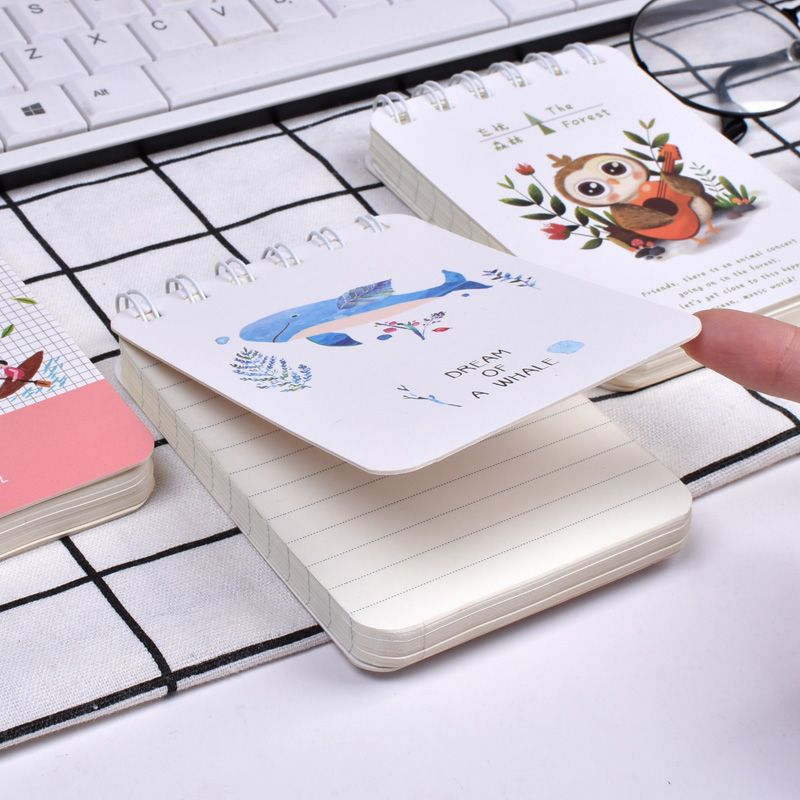 [100 pieces of 200 pages] cute mini pockets notebook notebook thickened portable notepad plan notebook