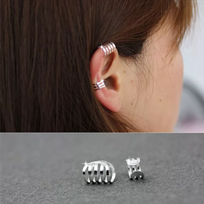 ear clip without piercing female personality simple ear buckle trendy male fake ear studs ear clip ear bone earrings u-shaped ear bone clip