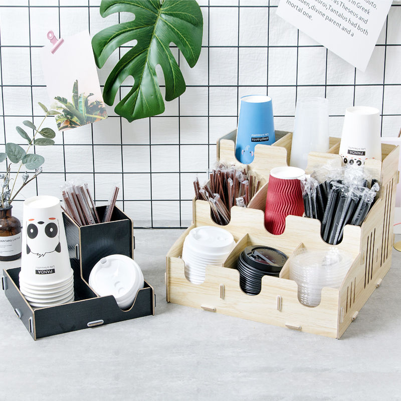 paper cup holder cup puller disposable coffee cola cup holder milk tea shop bar supplies storage rack commercial cup dispenser