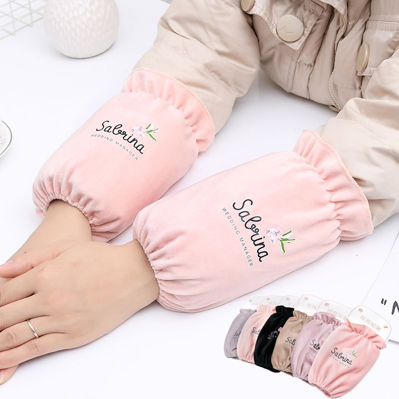 oversleeves women‘s short autumn and winter work office oversleeve student adult sleeves male short cute children anti-fouling oversleeve